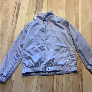 Lavender bomber jacket